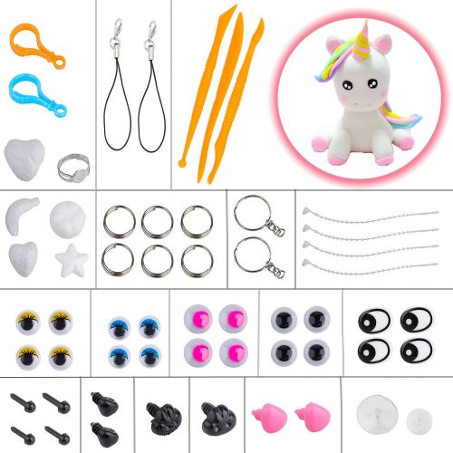  [아마존베스트]WIZOPLAY PolyClay Air Dry Clay Kit! 36 Colors Modeling Clay for Kids, Sculpting Clay Tools, Accessories, Case and Molding Clay Book! Safe, Soft Polymer Clay. STEM Toys Art Supplies