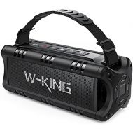 [아마존베스트]W-King 30 W Bluetooth Speaker, Portable Music Box, 5,000 mAh Battery, 24 Hour Battery Life, Waterproof Bluetooth Speaker Box with Bass, TWS, NFC, TF Card, USB Stick