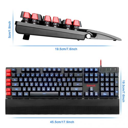  WL Gaming Keyboard and Mouse, USB Cable Ergonomic Keyboard and Mechanical Gaming Mouse Compact, Suitable for PC Smart TV laptops and Game Consoles