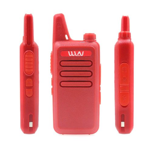  10PCS WLN KD-C1 Two Way Radio UHF 400-470 MHz Mini-Handheld Transceiver Toy Walkie Talkie +1PCS Programming Cable