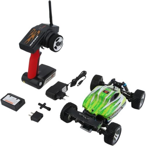  Blackpoolfa Upgrade WLtoys A959B High Speed 43.5mph(70kmh) Buggy Off Road RC Car | Almost Ready 1:18 4WD Racing Cars w 2.4G Radio Remote Control & Charger (540 Brush Motor)
