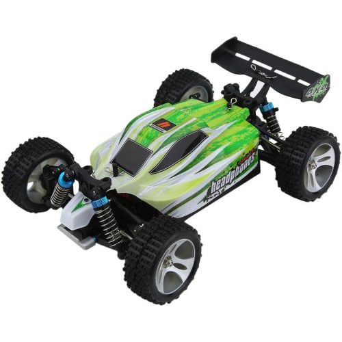  Blackpoolfa Upgrade WLtoys A959B High Speed 43.5mph(70kmh) Buggy Off Road RC Car | Almost Ready 1:18 4WD Racing Cars w 2.4G Radio Remote Control & Charger (540 Brush Motor)