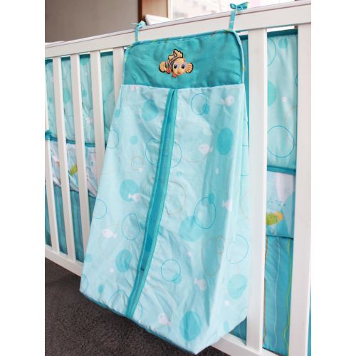  WM New Baby Boy Girl Neutral Animal Ocean Nemo 11pcs Crib Bedding Set with Bumper