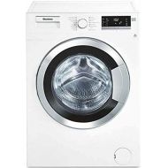 Blomberg WM98400SX 24 2.5 cu. ft. Capacity Front Load Washer With Stainless Steel Drum LED Digital Display Variable Spin Speed From 600 To 1400 RPM In White with Chrome Door