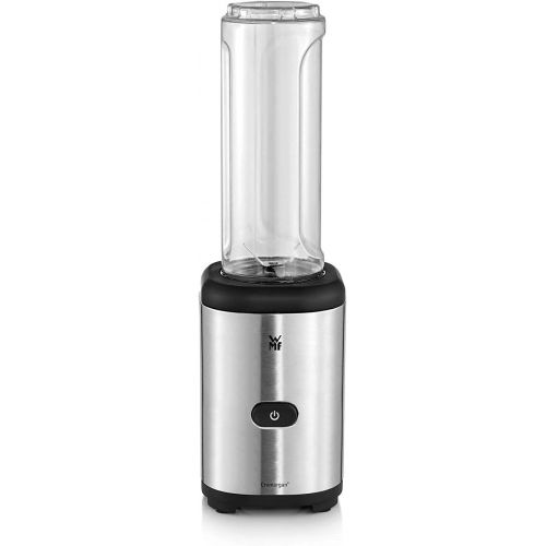 더블유엠에프 WMF Stelio Wasserkocher, 1,7 l, 2400 W, Wasserstandsanzeige beleuchtet, Kalk Wasserfilter, cromargan matt/silber & Kult X Mix & Go Smoothie Mini Standmixer, Smoothie Maker, 300 Wat