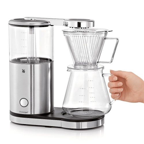 더블유엠에프 WMF AromaMaster Kaffeemaschine, mit Glaskanne, Filterkaffee, 10 Tassen, Tropfstopp, Warmhalteplatte, Abschaltautomatik 1470 W