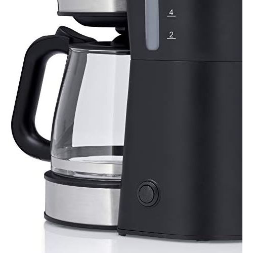 더블유엠에프 WMF Bueno Pro Kaffeemaschine mit Glaskanne, Filterkaffee, 10 Tassen, Start-/Stopptaste, Tropfstopp, Schwenkfilter, Abschaltautomatik, 1.000 W