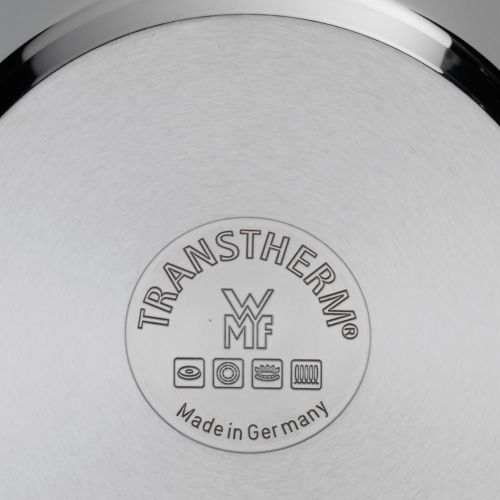 더블유엠에프 WMF Gourmet Plus Topfset 4-teilig mit Metalldeckel, Kochtopf, Cromargan Edelstahl mattiert, Innenskalierung, Dampfoeffnung, induktionsgeeignet