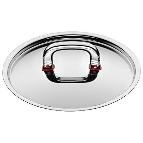 더블유엠에프 WMF Premium One Kochtopf, hoch 20cm, Metalldeckel mit Dampfoeffnung Fleischtopf 3,3l, Cromargan Edelstahl poliert, Innenskalierung, Topf Induktion, unbeschichtet