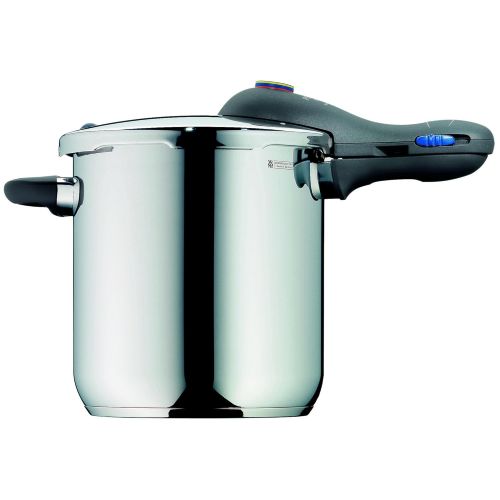 더블유엠에프 WMF Perfect Plus Schnellkochtopf, 8,5 l, mit Einsatz-Set, 22 cm, Cromargan Edelstahl poliert, 2 Kochstufen, Einhand-Kochstufenregler, Flammschutz, Induktion