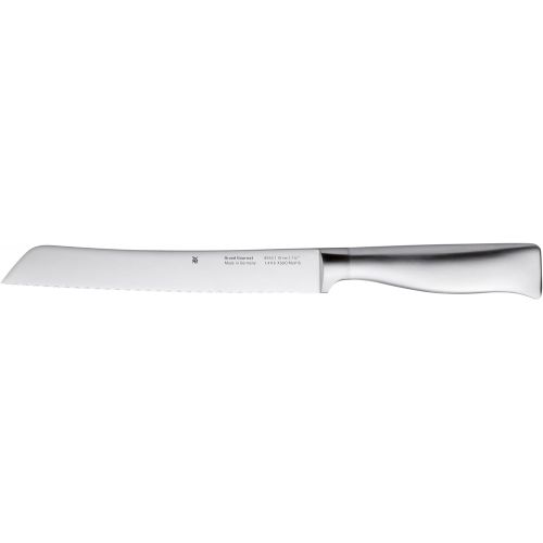 더블유엠에프 WMF Grand Gourmet Messerblock mit Messerset 7teilig, Spezialklingenstahl, Made in Germany, 5 Messer geschmiedet, 1 Wetzstahl, Edelstahl-Block, Performance Cut