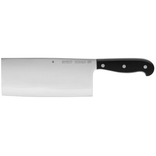 더블유엠에프 WMF Spitzenklasse Plus Chinesisches Kochmesser 31 cm, Spezialklingenstahl, Messer geschmiedet, Performance Cut, Kunststoff-Griff vernietet, Klinge 18,5 cm