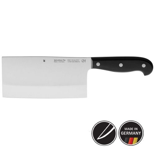 더블유엠에프 WMF Spitzenklasse Plus Chinesisches Kochmesser 27,5 cm, Spezialklingenstahl, Messer geschmiedet, Performance Cut, Kunststoff-Griff vernietet, Klinge 16 cm