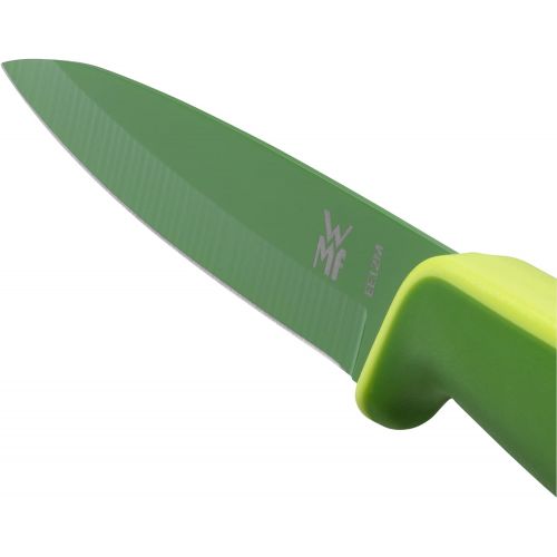 더블유엠에프 WMF TOUCH Allzweckmesser, Messer mit Schutzhuelle, Spezialklingenstahl antihaftbeschichtet, Kunststoffgriff, Klinge 9 cm, gruen