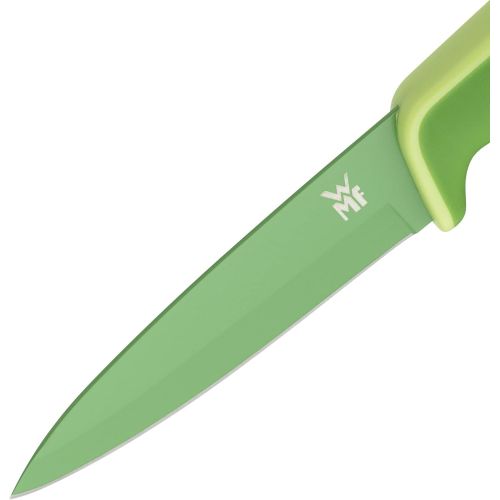 더블유엠에프 WMF TOUCH Allzweckmesser, Messer mit Schutzhuelle, Spezialklingenstahl antihaftbeschichtet, Kunststoffgriff, Klinge 9 cm, gruen