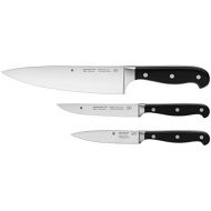 WMF Spitzenklasse Plus Messerset 3-teilig, 3 Messer, Kuechenmesser geschmiedet, Performance Cut, Kochmesser, Steakmesser, Allzweckmesser
