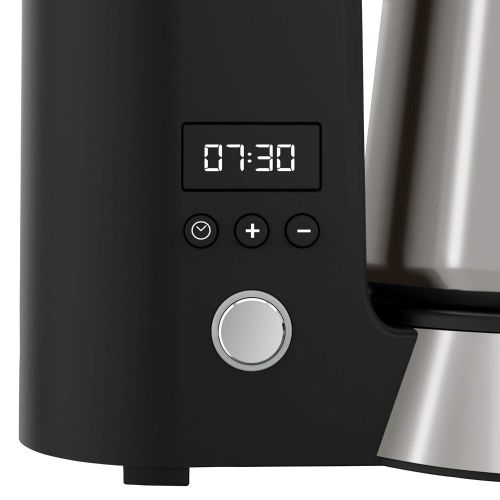 더블유엠에프 [아마존 핫딜]  [아마존핫딜]WMF 412260041 Kuechenminis Aroma Kaffeemaschine mit Thermoskanne (870 Watt, Filterkaffee 5 Tassen, Thermobecher to go (350 ml), 24 Stunden Timer, Abschaltautomatik), graphit