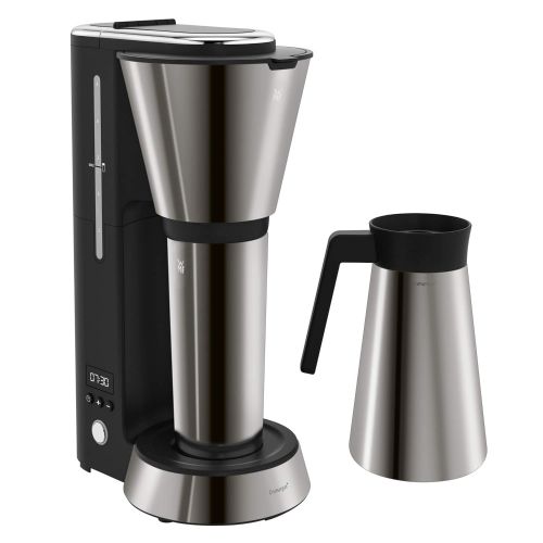 더블유엠에프 [아마존 핫딜]  [아마존핫딜]WMF 412260041 Kuechenminis Aroma Kaffeemaschine mit Thermoskanne (870 Watt, Filterkaffee 5 Tassen, Thermobecher to go (350 ml), 24 Stunden Timer, Abschaltautomatik), graphit