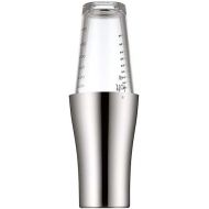 [아마존 핫딜] [아마존핫딜]WMF Boston Shaker, Cocktail Shaker, mit Ruehrglas skaliert, 2-teilig, Edelstahl Cromargan poliert, H 28 cm, V 600 ml