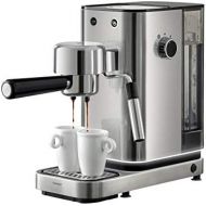WMF Lumero Siebtrager Espressomaschine (1400 Watt, mit 3 Einsatzen, fuer 1-2 Tassen Espresso, auch fuer Pads, 15 bar, Tassenabstellflache, Milchaufschaumduese)