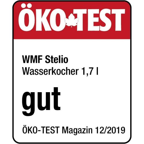 더블유엠에프 WMF 0413020012 Stelio Wasserkocher, 1, 7 l, 2400 W, cromargan, sonstige