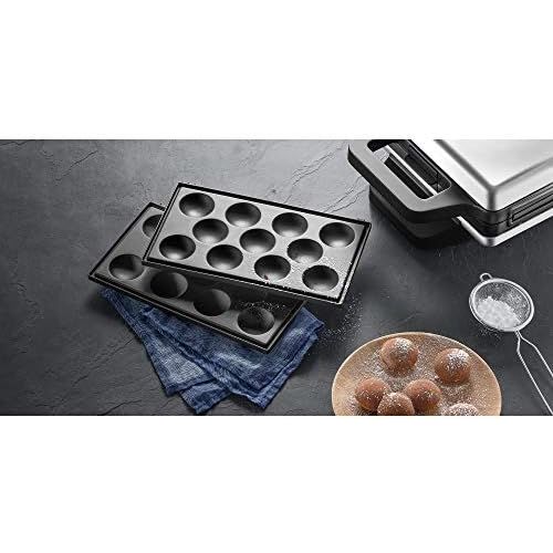 더블유엠에프 WMF Lono Snack Master Muffin Platten-Set, Zubehoer, 2 abnehmbare Plattensets, antihaftbeschichtet