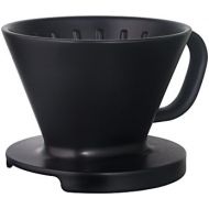 WMF Impulse Kaffeefilter-Aufsatz, fuer Isolierkanne, fuer 1-4 Tassen, Porzellan, 11 cm, schwarz