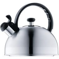 WMF ORBIT Floetenkessel 1,5 l Pfeifenkessel mit Floete Teekessel Wasserkessel Cromargan Edelstahl, Indutkion, Pfeifkessel