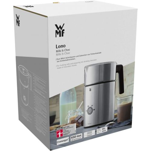 더블유엠에프 WMF Lono Milk & Choc, Milchaufschaumer elektrisch, 150-500 ml, 650 Watt, kabelloser Milchbehalter, fuer Milchschaum heiss und kalt, heisse Schokolade