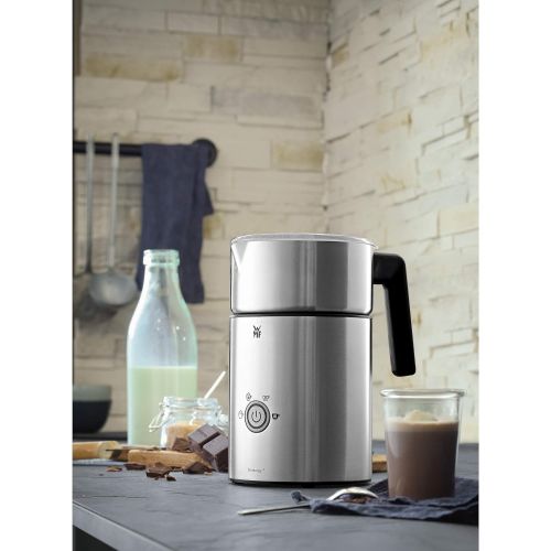 더블유엠에프 WMF Lono Milk & Choc, Milchaufschaumer elektrisch, 150-500 ml, 650 Watt, kabelloser Milchbehalter, fuer Milchschaum heiss und kalt, heisse Schokolade