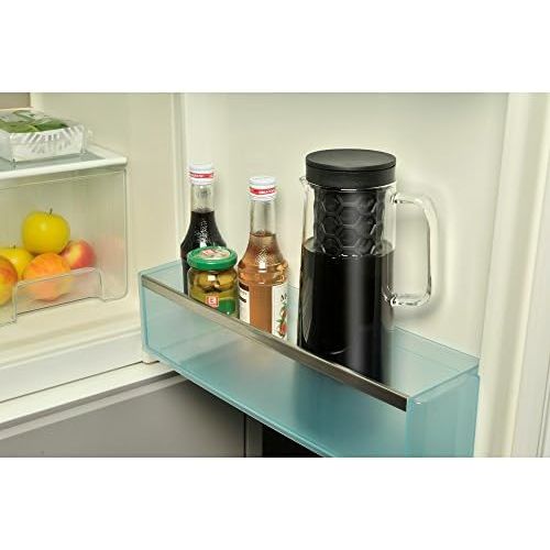 더블유엠에프 WMF Cold Brew Kaffeezubereiter, CoffeeTime, Hoehe 27 cm, Fuellmenge 1,2l Ø 12 cm, Glas Handwasche, Aromawaben-Dauerfilter, Kaffeekanne