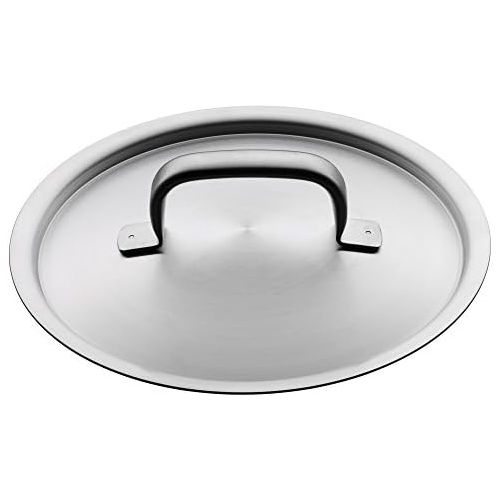 더블유엠에프 WMF Gourmet Plus Kochtopf 20cm, Metalldeckel, Bratentopf 2,5l, Cromargan Edelstahl mattiert, Innenskalierung, Dampfoeffnung, Topf Induktion, unbeschichtet