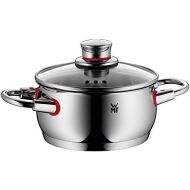 [아마존베스트]WMF Quality One Kochtopf 16cm, Glasdeckel mit Dampfoeffnung, Bratentopf 1,7l, Cromargan Edelstahl poliert, Topf Induktion, unbeschichtet