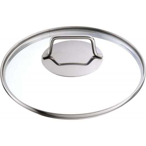 더블유엠에프 WMF Astoria Kochtopf, hoch 16cm, Glasdeckel, Fleischtopf 1,9l, Cromargan Edelstahl poliert, Topf Induktion, unbeschichtet