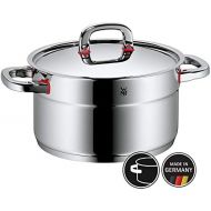 [아마존베스트]WMF Premium One Kochtopf, hoch 24cm, Metalldeckel mit Dampfoeffnung Fleischtopf 5,6l, Cromargan Edelstahl poliert, Innenskalierung, Topf Induktion, unbeschichtet