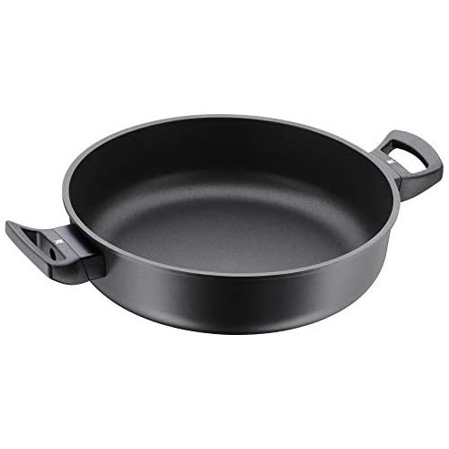 더블유엠에프 WMF PermaDur Excellent Servier-Schmorpfanne 28 cm, hoher Rand, Aluminium beschichtet, Induktion, Kunststoffgriff mit Flammschutz