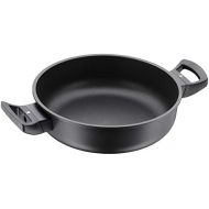 WMF PermaDur Excellent Servier-Schmorpfanne 24 cm, hoher Rand, Aluminium beschichtet, Induktion, Kunststoffgriff mit Flammschutz