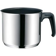 WMF Milchtopf, ohne Deckel, Ø 14 cm, Cromargan Edelstahl poliert, Schuettrand, Kunststoffgriff, induktionsgeeignet, spuelmaschinengeeignet, 1,7 l