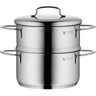 [아마존베스트]WMF Mini Dampfgarer mit Metalldeckel, klein, 16 cm, 1,5 l, Cromargan Edelstahl poliert, Induktion, stapelbar, ideal fuer kleine Portionen oder Singlehaushalte