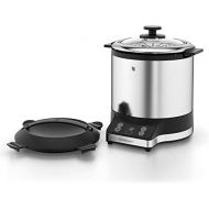 [아마존베스트]WMF Kuechenminis Reiskocher (220 W, mit Lunch-to-go-Box, Damfgarer, platzsparend, Innentopf mit To-Go-Deckel (1,0l)) cromargan matt