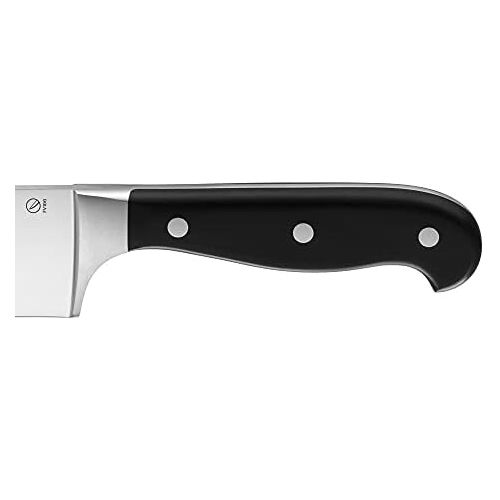 더블유엠에프 WMF Spitzenklasse plus Bread Knife, with XL Handle Knives, Forged Performance Cut Double Wave Blade, Plastic Handle, Blade 20cm Made in Germany