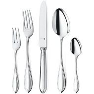 WMF Premiere cutlery set, 12 people, 66 pieces, 60 pieces with serving cutlery, inserted knife blade, Cromargan protect stainless steel, polished, shiny, scratch-resistant, dishwas