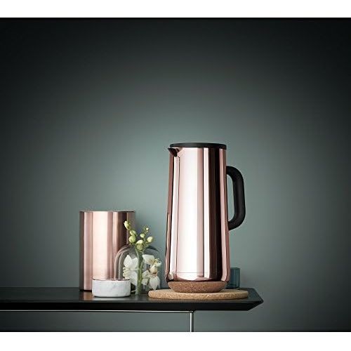 더블유엠에프 WMF Impulse Vintage Copper Tea Coffee 1Litre Thermal Jug Height 23.4cm Glass Insert Automatic Closure 24Hour Cold and Warm Gift Box