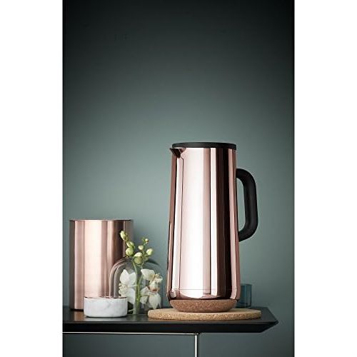 더블유엠에프 WMF Impulse Vintage Copper Tea Coffee 1Litre Thermal Jug Height 23.4cm Glass Insert Automatic Closure 24Hour Cold and Warm Gift Box