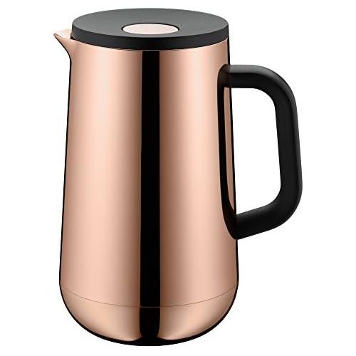 더블유엠에프 WMF Impulse Vintage Copper Tea Coffee 1Litre Thermal Jug Height 23.4cm Glass Insert Automatic Closure 24Hour Cold and Warm Gift Box