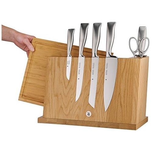 더블유엠에프 WMF Oak Empty Magnetic Knife Block, Beige