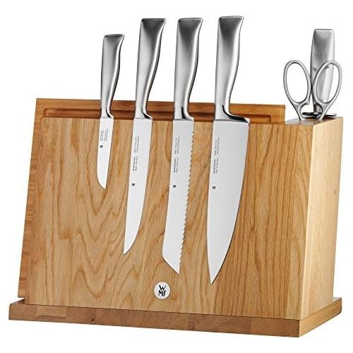 더블유엠에프 WMF Oak Empty Magnetic Knife Block, Beige