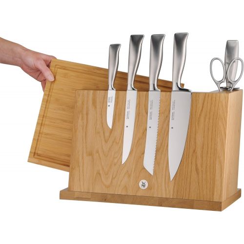 더블유엠에프 WMF Oak Empty Magnetic Knife Block, Beige