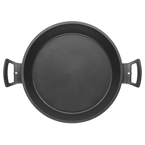 더블유엠에프 WMF Flame-Retardant Coated Serving Pan Diameter 28cm with PermaDur Premium Coating Made in Germany Plastic Handle Hand Wash Permadur Die-Cast Aluminium Suitable for Induction Cook