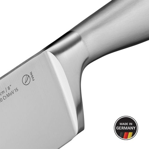 더블유엠에프 WMF Grand Gourmet Chefs Knife Length 29.5 cm Blade Length 15 cm Performance Cut Made in Germany Forged Special Blade Steel Handle Stainless Steel, 15 cm